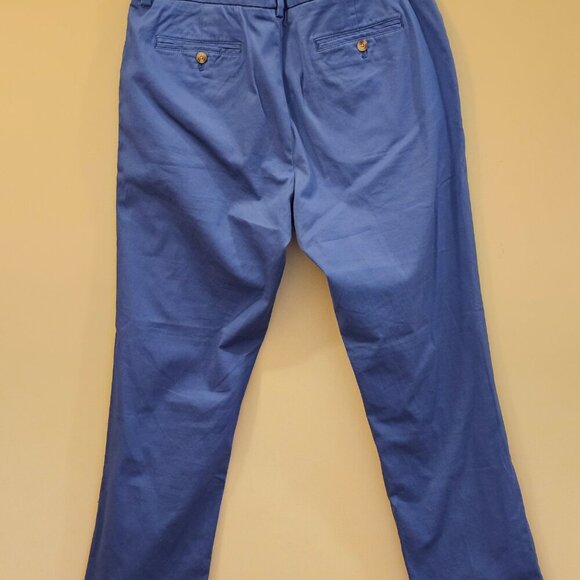 Men's Vineyard Vines Blue Breaker Pants Stretch Straight 35x32 (Actual 36x29) - Picture 2 of 7